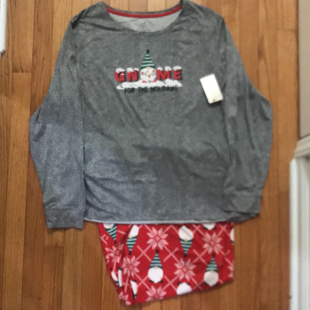 Gnome for the Holidays 2 PC Pajama Set NWT XL - Picture 2 of 6